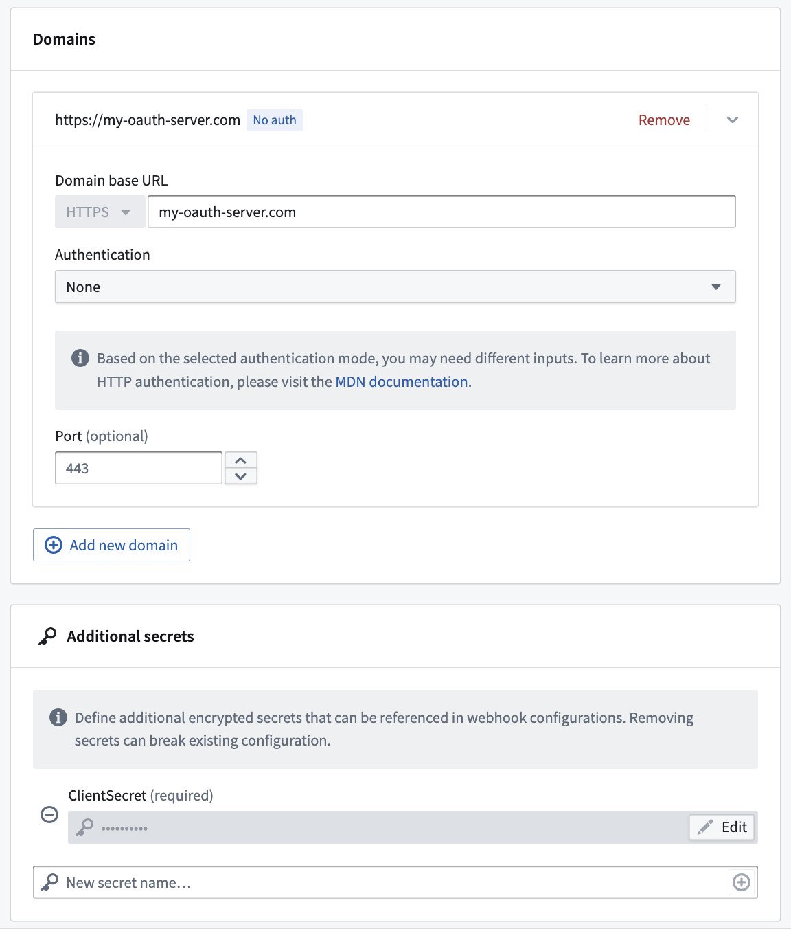 OAuth 서버용 REST API 소스