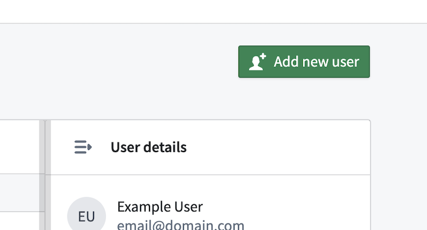 Add new user 동작