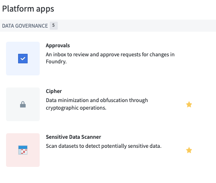 Data Governance의 Cipher 애플리케이션