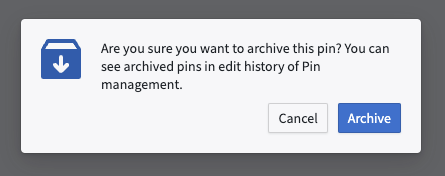 Pin 보관