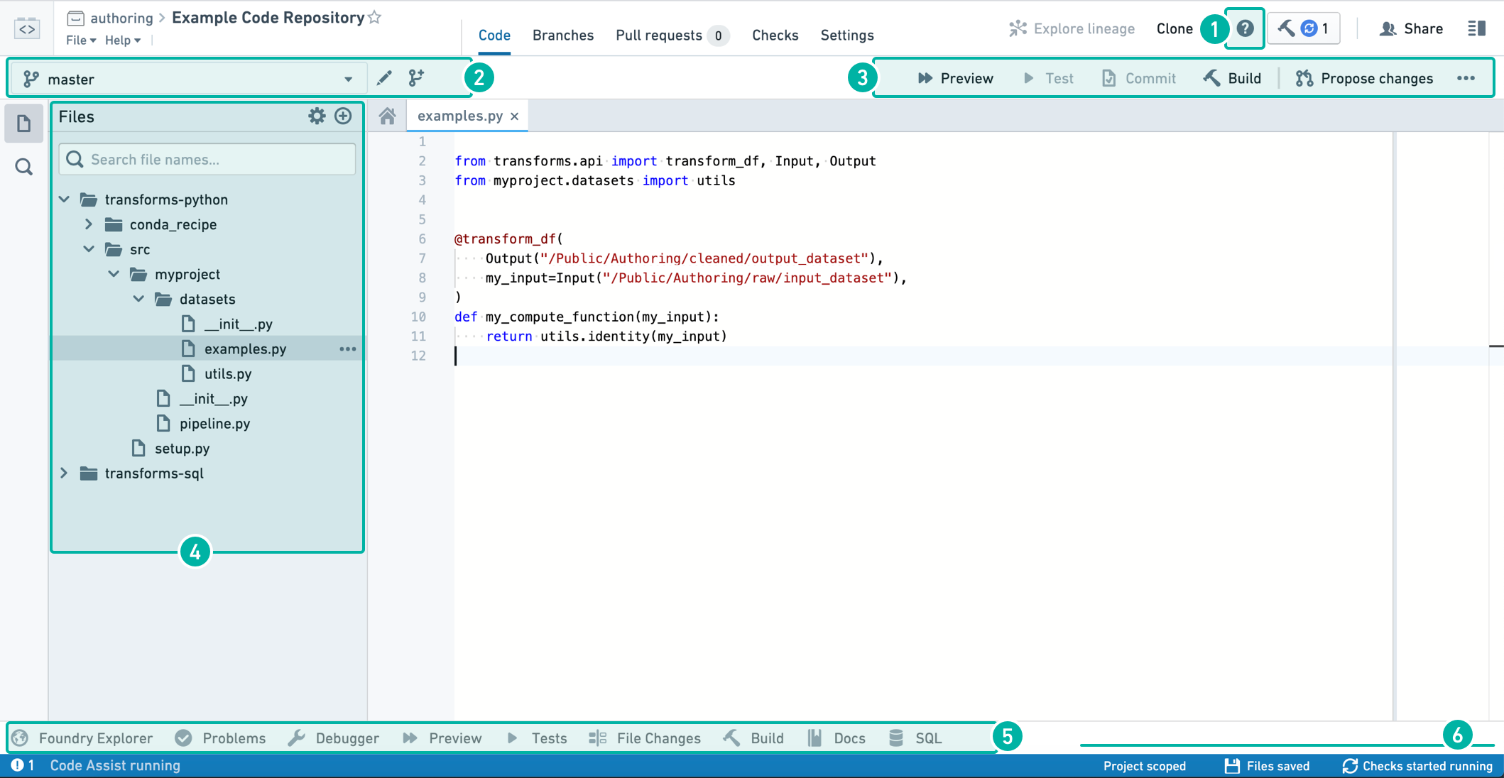 Code Repositories 편집 화면