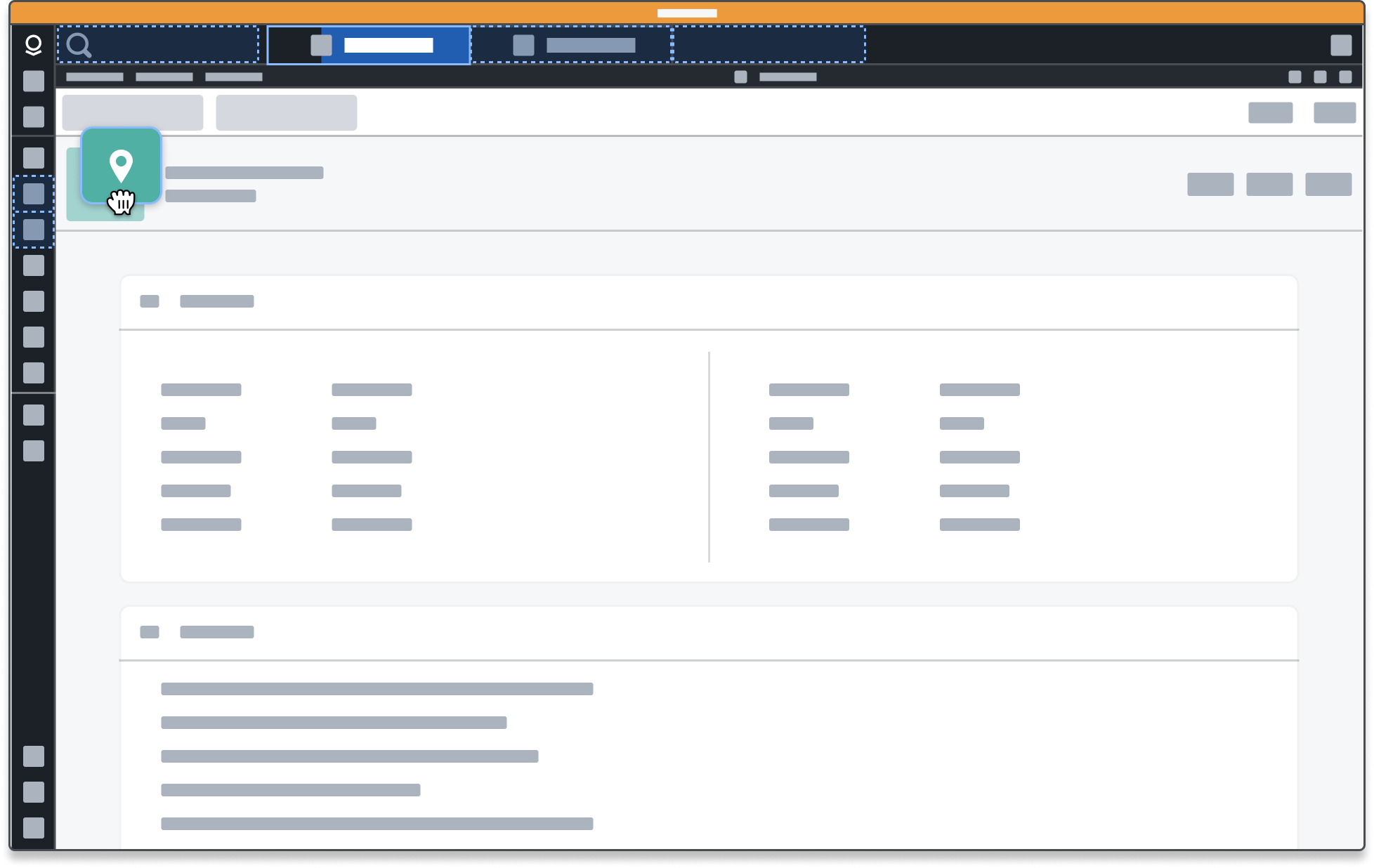 Foundry 객체 RID를 드래그하는 Object Explorer 객체 아이콘
