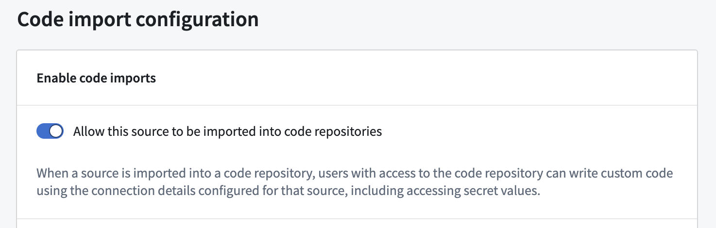Code Repositories 가져오기 설정
