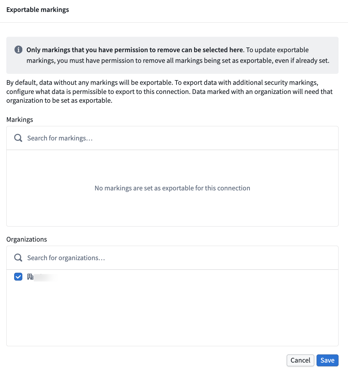 WebSocket Listener의 반출 가능 보안 표지