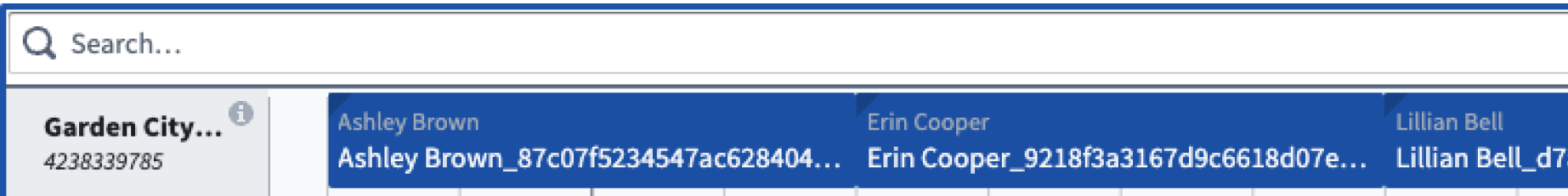 모든 일정 블록에 같은 색을 적용한 Static 설정