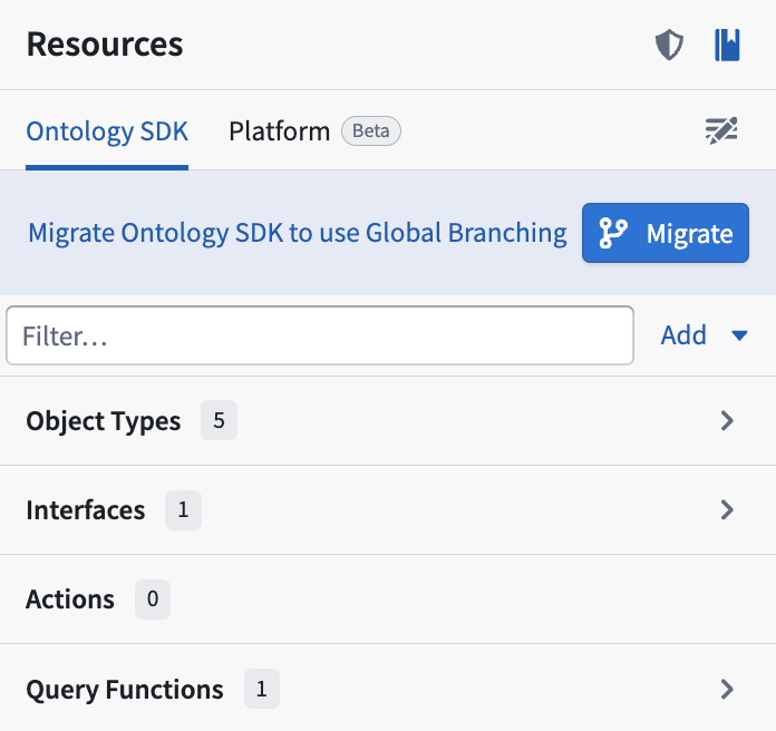 기존 SDK를 로컬 SDK로 이전하는 Migrate 선택지