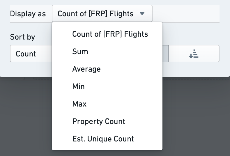 Listogram 집계와 정렬 설정