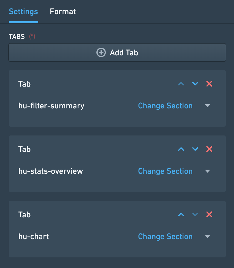 한 탭 안에 여러 내부 탭을 배치한 Tabbed Container