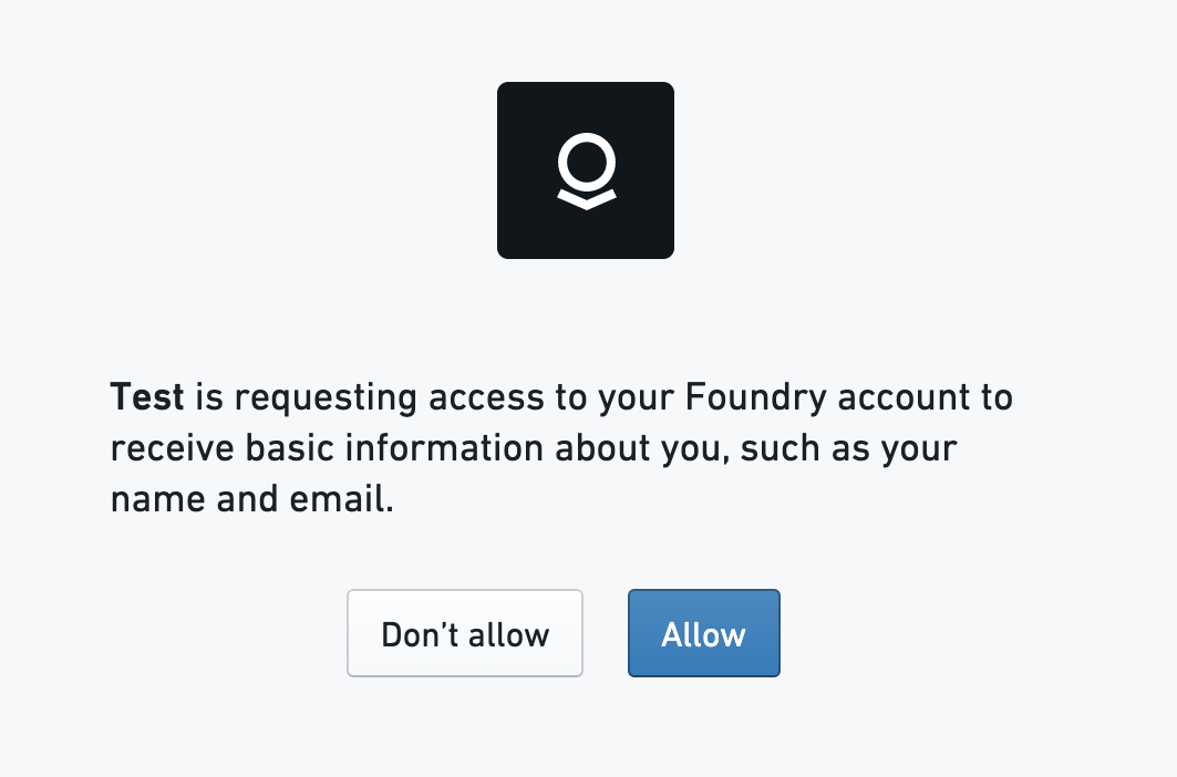 사용자에게 표시되는 OAuth 접근 승인