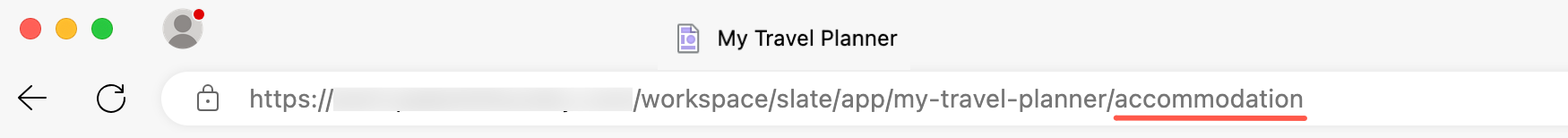 Slate URL의 마지막 경로에 나타나는 accommodation 페이지 이름