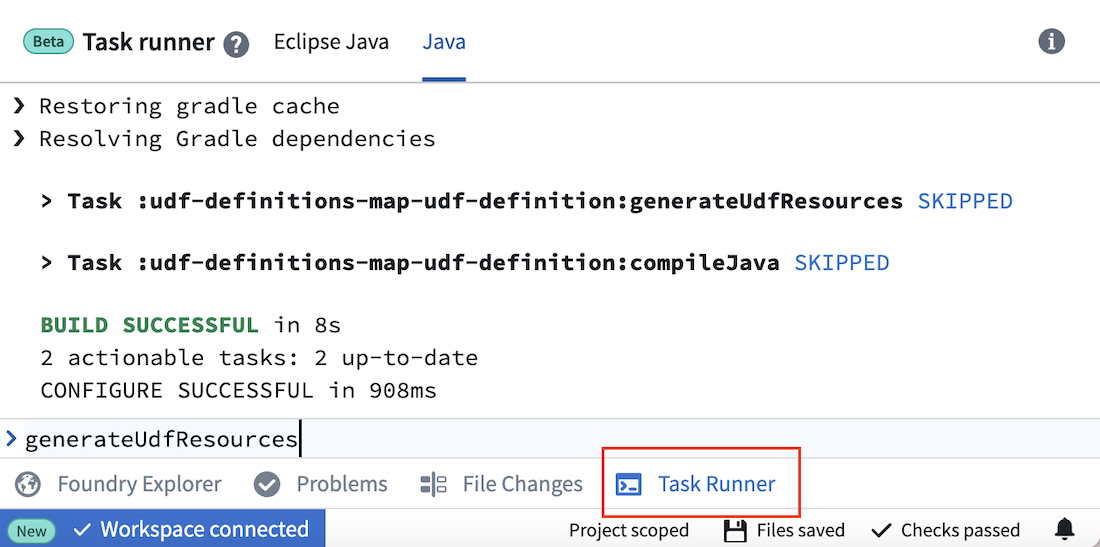 Java Task Runner