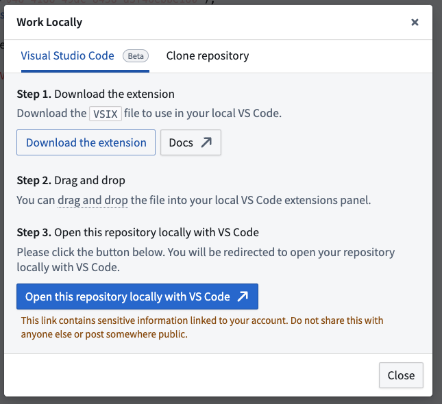 로컬 VS Code 작업 안내