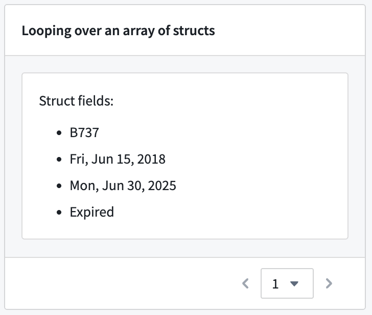 Struct 원소의 필드를 Markdown으로 표시하는 초기 자식 모듈